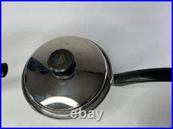 RAINBOW Pot 4 Set Cooking System With Lids Surgical Stainless Steel 18/8