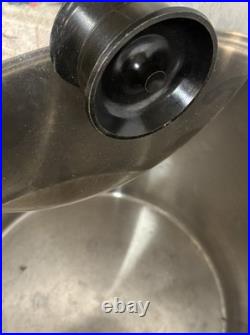 RARE-PRISTINE 20qt Chefs Ware Townecraft T304 Stainless Stock Pot With Lid 12.5