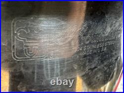 RARE-PRISTINE 20qt Chefs Ware Townecraft T304 Stainless Stock Pot With Lid 12.5