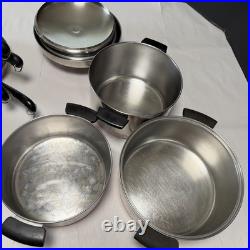 REVERE WARE COPPER BOTTOM Cookware Set 16 pc USA Made Vintage Most Pre 1968 REVERE WARE COPPER BOTTOM Cookware Set 16 pc USA Made Vintage Most Pre 1968
