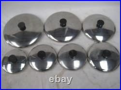 REVERE WARE Copper Bottom Stainless Steel Cookware Skillets Pans Stock Pot