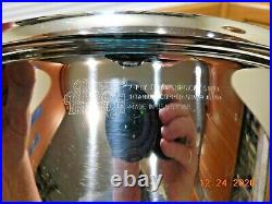 ROYAL PRESTIGE 12 QT STOCK POT T304 Stainless Titanium Copper Waterless USA