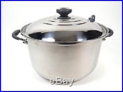 ROYAL PRESTIGE 12 QUART 9-PLY WATERLESS COOKING STAINLESS STEEL STOCK POT With LID