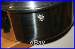 ROYAL PRESTIGE 5 Qt DUTCH OVEN 7 PLY SILVER-COPPER-STAINLESS TITANIUM USA Withlid
