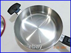ROYAL PRESTIGE INNOVE 10.5 SKILLET & LID T304 Surgical Stainless Waterless