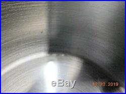 ROYAL PRESTIGE NUTRAEASE 12 QT Stock Pot 316Ti Titanium Stainless Waterless
