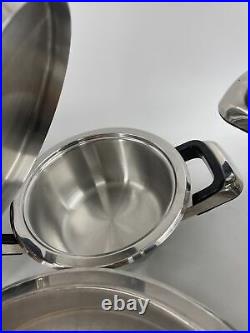 Rainbow Nutri-Thermic cooking system Complete Set Pots Pans Lids Basket Complete
