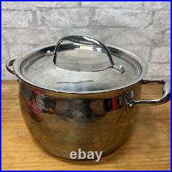 Rare Kirkland Signature 8.5QT Professional Quality Copper Core Stock Pot ITALY