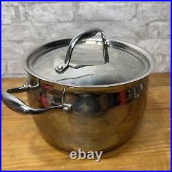 Rare Kirkland Signature 8.5QT Professional Quality Copper Core Stock Pot ITALY