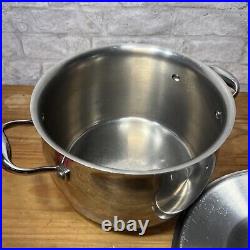 Rare Kirkland Signature 8.5QT Professional Quality Copper Core Stock Pot ITALY