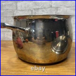 Rare Kirkland Signature 8.5QT Professional Quality Copper Core Stock Pot ITALY