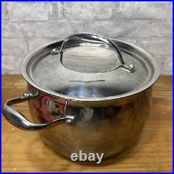 Rare Kirkland Signature 8.5QT Professional Quality Copper Core Stock Pot ITALY