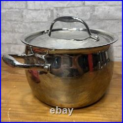 Rare Kirkland Signature 8.5QT Professional Quality Copper Core Stock Pot ITALY