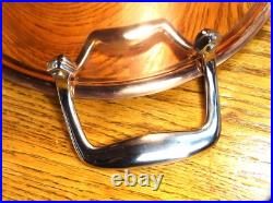 Rare NIB Unused All Clad Copper C4 8 qt Stock Pot Pan Made in USA Perfect