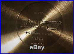 Rare Nos Revere Ware Stainless Copper Ellipse 8qt Covered Stock Pot Korea (1999)