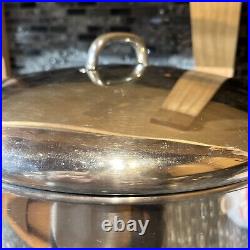 Rare Revere Ware Copper Bottom 20 Qt Stock Pot With Lid Canning