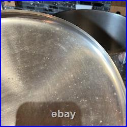 Rare Revere Ware Copper Bottom 20 Qt Stock Pot With Lid Canning