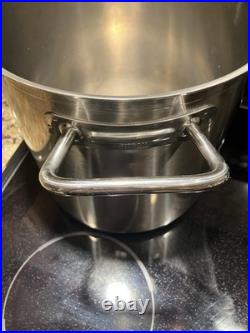 Rare SITRAM Stockpot 24t NFS Made in France No lid Stainless Steel HORECA