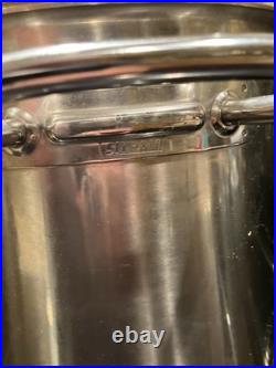 Rare SITRAM Stockpot 24t NFS Made in France No lid Stainless Steel HORECA