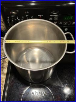 Rare SITRAM Stockpot 24t NFS Made in France No lid Stainless Steel HORECA