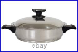 Rena Ware 3-Ply Stainless Cookware 18/8 Set of 11 6 pans/5 Lids