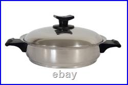 Rena Ware 3-Ply Stainless Cookware 18/8 Set of 11 6 pans/5 Lids