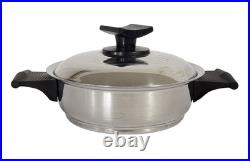Rena Ware 3-Ply Stainless Cookware 18/8 Set of 11 6 pans/5 Lids