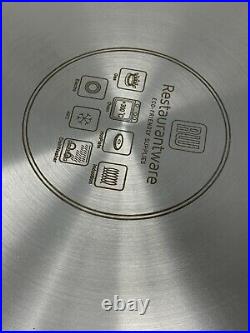 Restaurantware 13.5 qt Stainless Steel Stock Pot Induction Ready