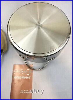 Revere PRO LINE Stainless 6 Qt Stock Pot Dutch Oven Roaster Saucepan with Lid