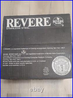 Revere Ware 10 Quart Covered Stockpot 3520307 Old NEW Stock Stainless Steel