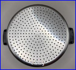 Revere Ware 1801 Copper 4 1/2 Qt Dutch Oven Steamer Lid Clinton ILL 82 RARE