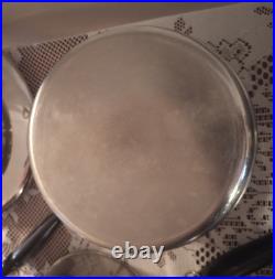 Revere Ware 1801 Stainless Steel Tri-Ply Pots 10 Pc Set 1qt, 1.5qt, 2qt, 4.5qt, 10in