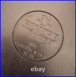 Revere Ware 1801 Stainless Steel Tri-Ply Pots 10 Pc Set 1qt, 1.5qt, 2qt, 4.5qt, 10in