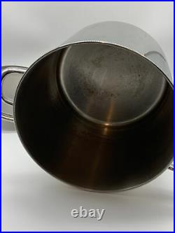 Revere Ware 20 Qt Stainless Steel Copper Bottom Stock Pot with Lid Clinton Vintage