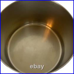 Revere Ware Copper Clad Stainless Steel 16 Qt Stock Pot With Lid 1982 USA Made Revere Ware Copper Clad Stainless Steel 16 Qt Stock Pot With Lid 1982 USA Made