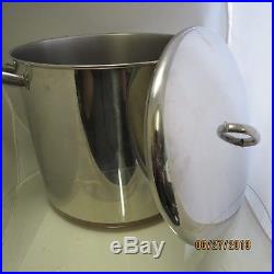 Revere Ware Copper Clad Stainless Steel 20 Qt stock pot 1979 Rome NY RARE SIZE