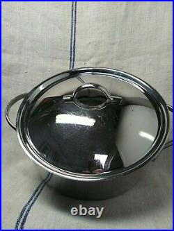 Revere Ware PRO-LINE Stainless 6 Qt Stock Pot Dutch Oven with Lid 6796 Proline