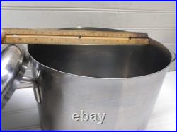 Revere Ware Patio 5000 8Qt Dutch Oven Copper Clad Stainless Stockpot Fry Pan Lid