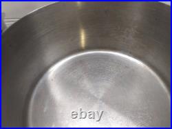 Revere Ware Proline 4 Qt Stockpot Copper Core Stainless Dutch Oven Fry Pan & Lid