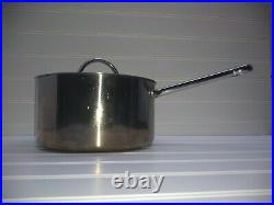 Revere Ware Proline Stainless Copper Core 3 Qt Saucepan Stock Pot & Lid