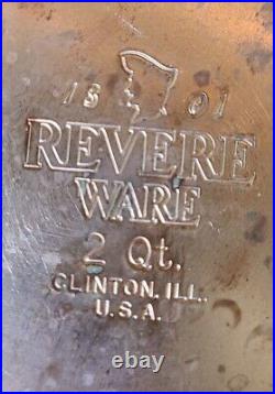 Revere Ware Stainless & Copper Bottom Cookware 10 Piece Set