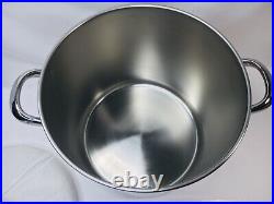 Revere Ware Stainless Steel 12 Qt Disc Bottom Stock Pot with Lid Clinton IL