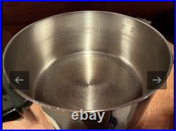Revere Ware Tri Ply Disc Bottom Lot with LIDS 1, 2, 4.5 Qt Sauce Pots & StockPots