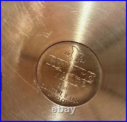 Revere Ware Tri Ply Disc Bottom Lot with LIDS 1, 2, 4.5 Qt Sauce Pots & StockPots