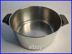Revere Ware USA 6 QT Steamer Insert Dutch Pot Oven Copper Bottom