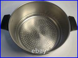 Revere Ware USA 6 QT Steamer Insert Dutch Pot Oven Copper Bottom