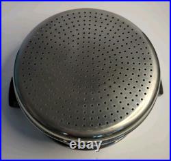 Revere Ware USA 6 QT Steamer Insert Dutch Pot Oven Copper Bottom