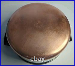 Revere Ware USA 6 QT Steamer Insert Dutch Pot Oven Copper Bottom