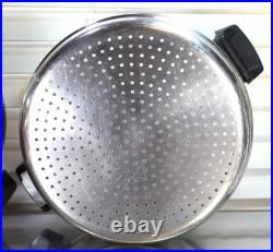 Revere Ware USA 6 QT Steamer Insert Dutch Pot Oven Copper Bottom Pan Clean