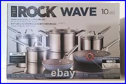 Rock Wave Starfrit? 034820-001 Stainless Steel 10PC Pot Frying Pan Cookware Set